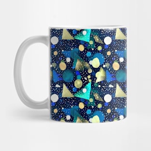 Geometric watercolor shapes Mug